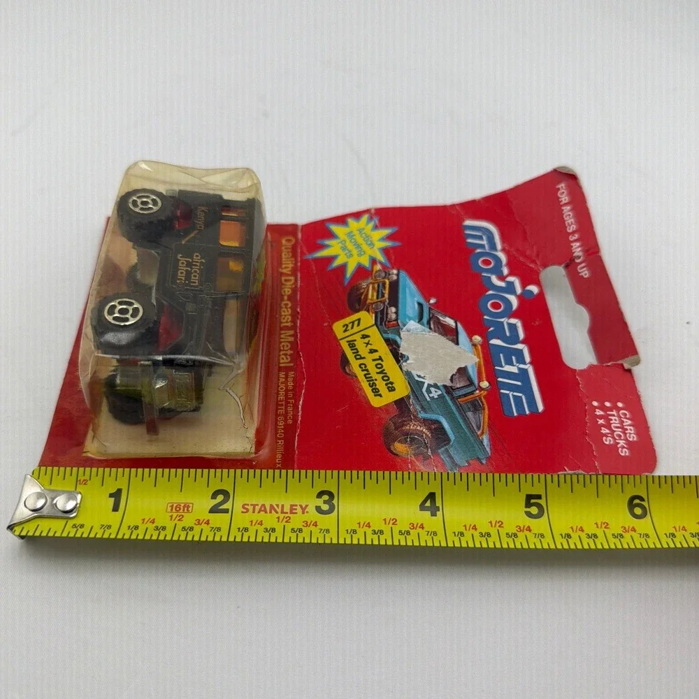 Majorette Toyota‎ Land Cruiser 4x4 1:64 Black Good Kenya African Safari 277